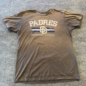 San Diego Padres MLB T-Shirt Mens Large Brown VF Imagewear Ring Spun Soft Tee